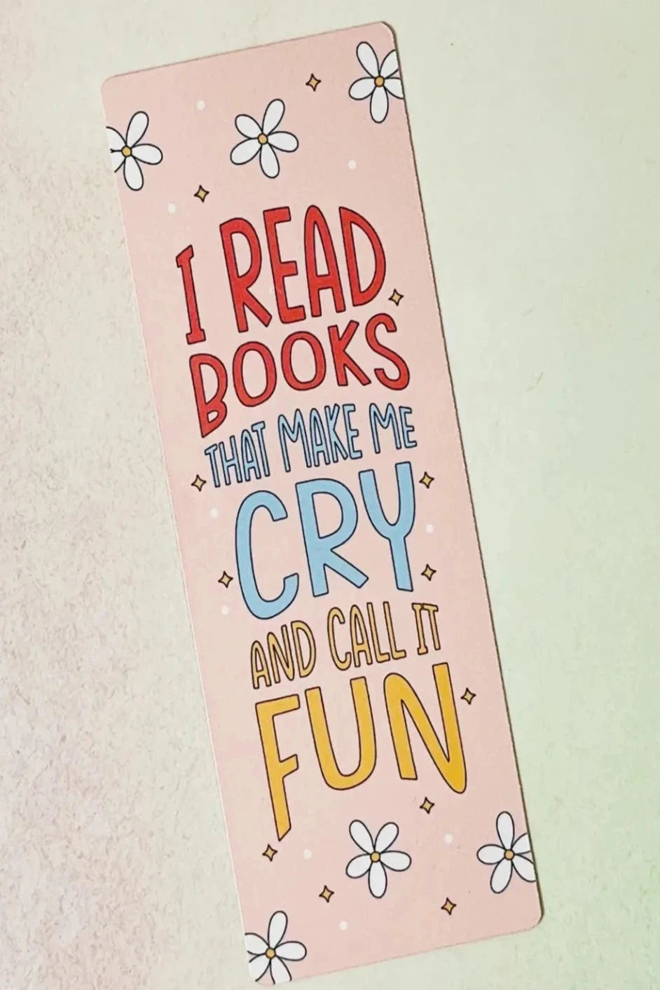 Books That Make Me Cry Bookmark