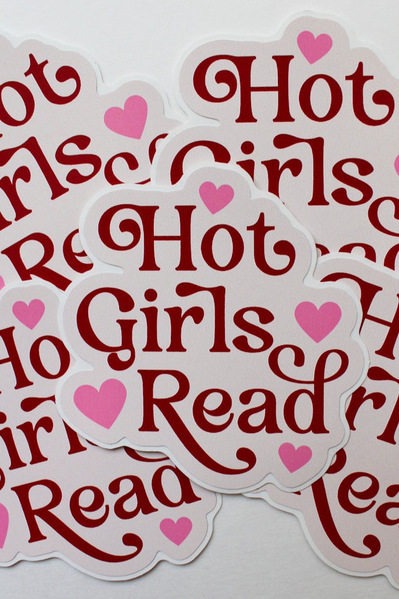 Hot Girls Read - Sticker