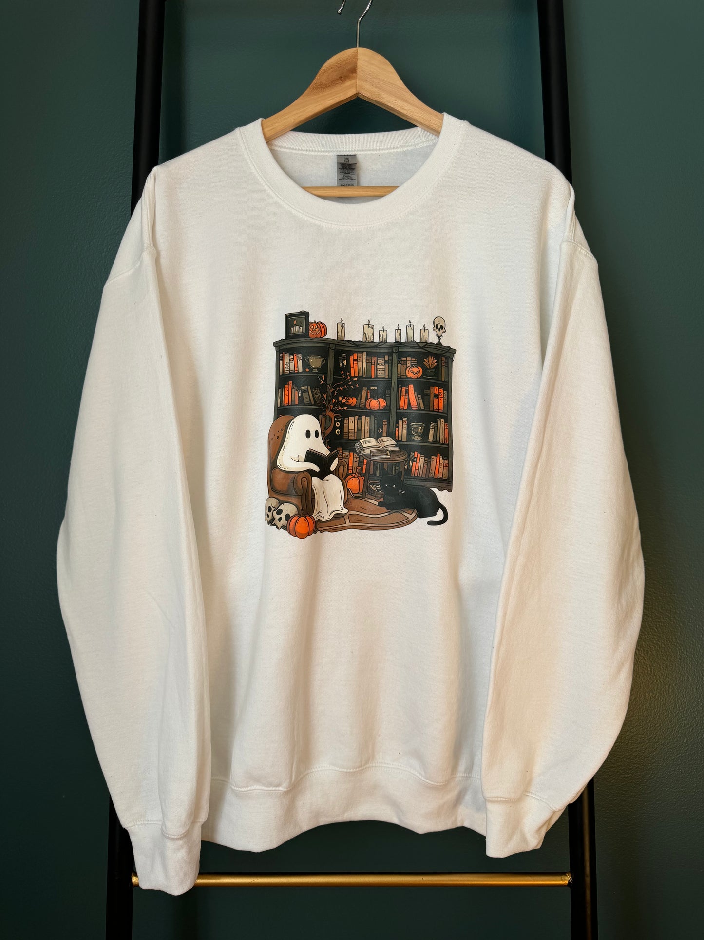 Spooky Library Crewneck