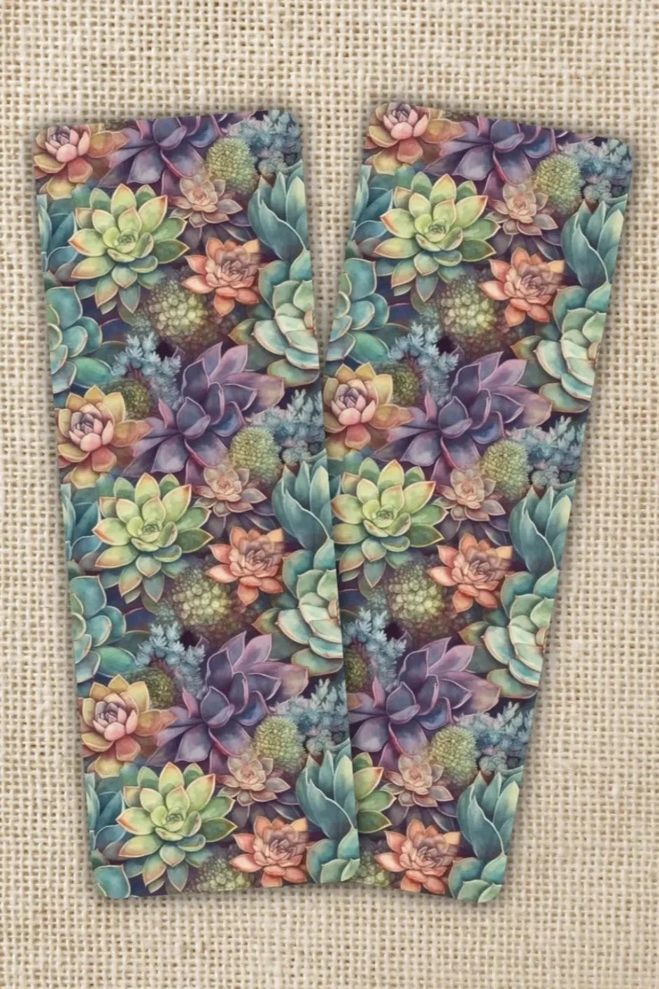 Succulent Pattern Bookmark